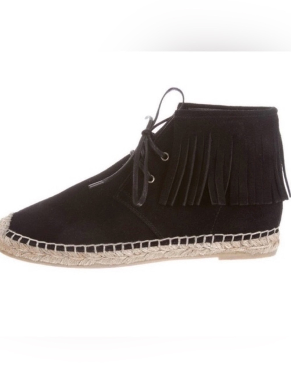 Saint Laurent Moccasin Ankle Booties Black Size 40
